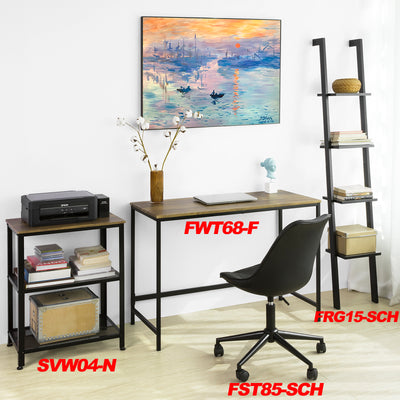 SoBuy FWT68-F Bureau Informatique Table de Travail Bureau d'Ordinateur Table de Bureau avec Grand Plan de Travail