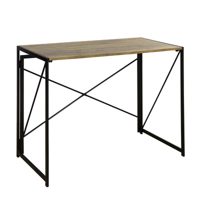 SoBuy FWT78-F Bureau d'Ordinateur Table informatique,Pliable sans Assemblage Design Industriel