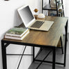 SoBuy FWT78-F Bureau d'Ordinateur Table informatique,Pliable sans Assemblage Design Industriel