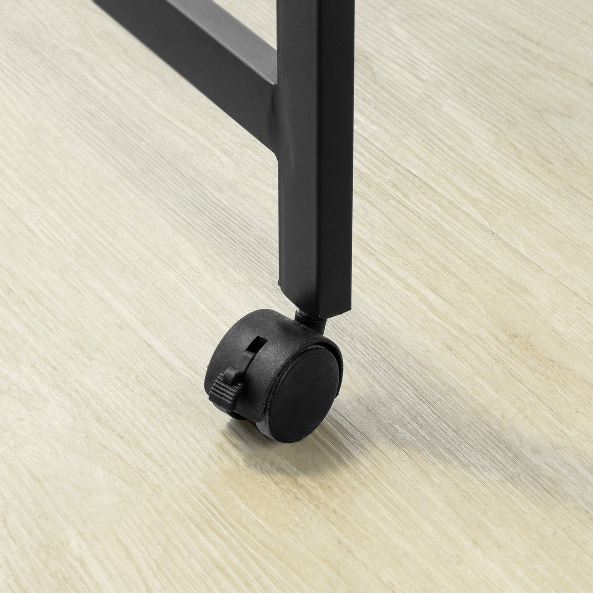 SoBuy FWT85-F Bureau Informatique Pliant Table de Bureau avec Étagère à 3 Niveaux Travail Pliable