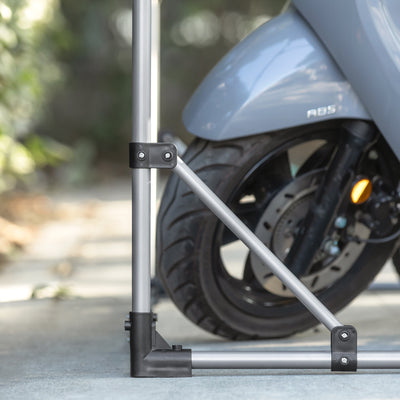 SoBuy KLS13 Abri de Vélo Bike Shelter Garage pour Vélo Tentes de Vélo Extérieur Abri à Outils, Garage à Vélos Pliable, Abri de Jardin, Toit Polyvalent