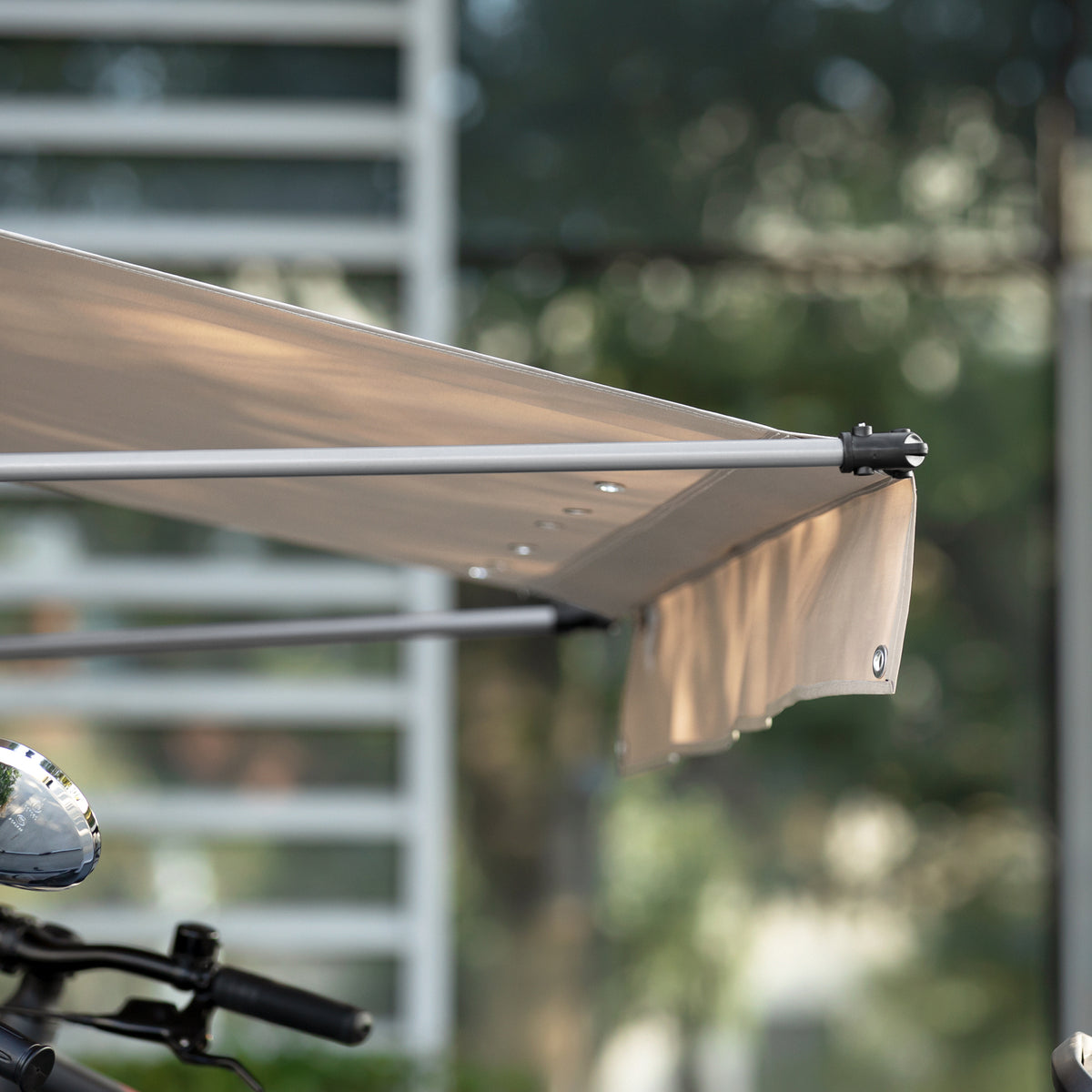SoBuy KLS13 Abri de Vélo Bike Shelter Garage pour Vélo Tentes de Vélo Extérieur Abri à Outils, Garage à Vélos Pliable, Abri de Jardin, Toit Polyvalent