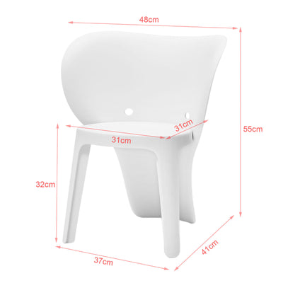 SoBuy KMB12-Wx2 Set de 2 Scaune pentru Copii Design Scaun pentru Copii
