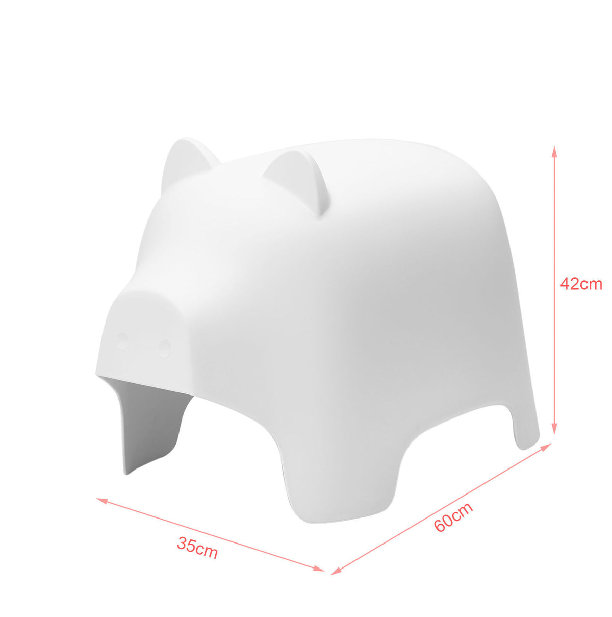 SoBuy KMB14-W Scaun Taburet pentru Copii Design Pouf pentru Copii Scaun șezlong pentru Copii