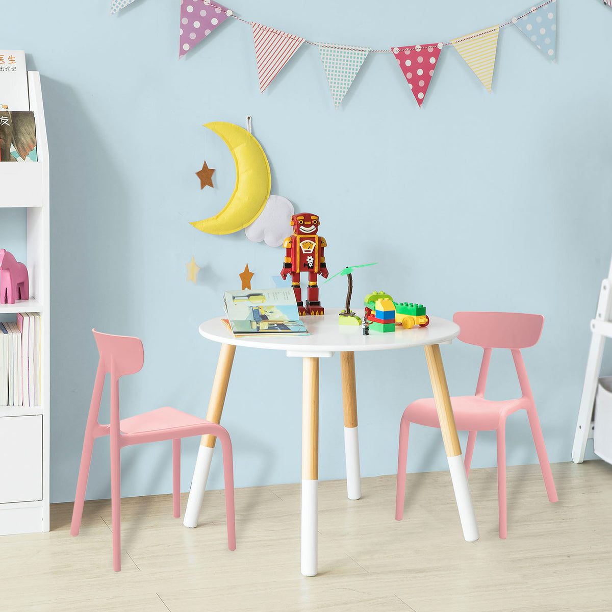 SoBuy KMB15-Px2 Lot de 2 Chaise Enfant Design Chaise pour Enfants