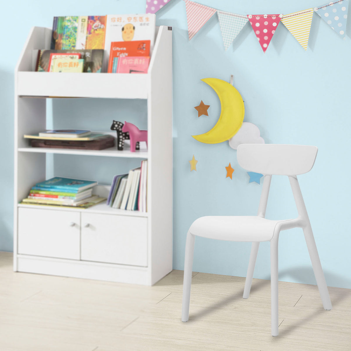 SoBuy KMB15-Wx2 Set de 2 Scaune pentru Copii, Scaun pentru Copii de Design