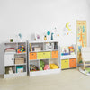SoBuy KMB25-W Bibliotecă Dulap de Depozitare Cărți și Jucării Raft de Depozitare