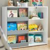 SoBuy KMB33-W Raft pentru copii Comodă pentru camera copiilor cu ușă glisantă Raft de jucării Bibliotecă Organizator de jucării Bufet, 119x39x116cm