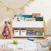 SoBuy Bookshop pentru copii pentru copii cu comparații de depozitare pentru copii Filiala de depozitare pentru copii Legging for Books Shelf for Toys White 85x42x45M KMB35-W