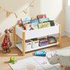 SoBuy Bookshop pentru copii pentru copii cu comparații de depozitare pentru copii Filiala de depozitare pentru copii Legging for Books Shelf for Toys White 85x42x45M KMB35-W