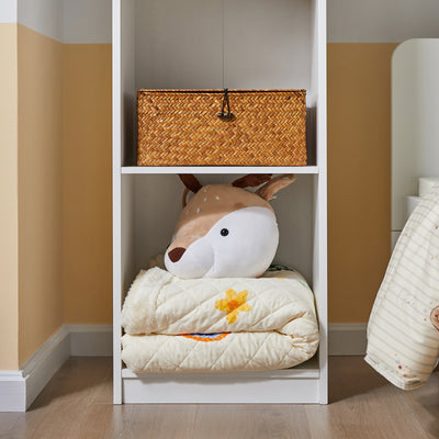 SoBuy KMB42-W Bibliothèque Étagère de Rangement pour Livres et Jouets Enfant Étagère à Livres, Multifonctionnel