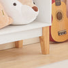SoBuy KMB47-W Bibliotecă Raft pentru cărți Raft de depozitare pentru cărți și jucării copii, Suport reviste cu 3 rafturi, 60x25x80 cm