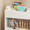 SoBuy Rafturi pentru bibliotecă pentru copii pentru rafturi pentru jucării pentru mobilier pentru copii pentru dormitoare 66x32x80cm KMB51-W