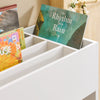SoBuy Rafturi pentru bibliotecă pentru copii pentru rafturi pentru jucării pentru mobilier pentru copii pentru dormitoare 66x32x80cm KMB51-W