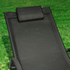 SoBuy Scaun pentru scaune pentru scaune de grădină în pulbere de fier și TESL, negru, OGS38-Shore