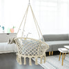 SoBuy OGS42-MI Hamac Suspendu macramé, Fauteuil balançoire Intérieur extérieur