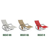SoBuy OGS47-R Fotoliu balansoar pentru adulți, Șezlong, Balansoar ergonomic de relaxare cu buzunar lateral