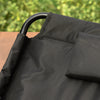 SoBuy OGS56-SCH Fauteuil à Bascule Confortable avec Coussin Rembourré avec Appui-tête et 2 Poches