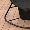 SoBuy OGS56-SCH Fauteuil à Bascule Confortable avec Coussin Rembourré avec Appui-tête et 2 Poches