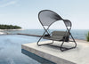 SoBuy OGS58-HG Luxe Balancelle Design, Balancelle de Jardin 2 Places Confortable, Balançoire Extérieur