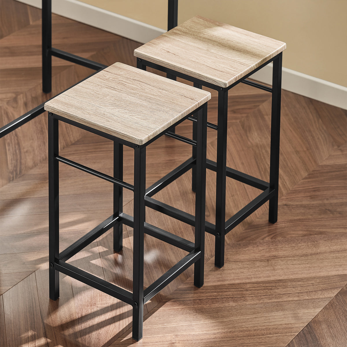SoBuy OGT11-N Set 1 Masă + 4 Scaune de Bar Set Masă de Bar Bistro