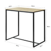 SoBuy OGT26-N Table Haute de Bar, Table à Manger, Table de Bistrot de Style Industriel, Cadre en métal
