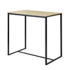 SoBuy OGT26-N Table Haute de Bar, Table à Manger, Table de Bistrot de Style Industriel, Cadre en métal
