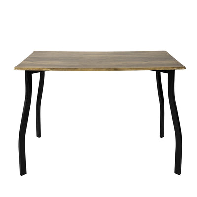 SoBuy OGT29-N Table à Manger en Métal Style Industriel Table de Cuisine Table de Repas