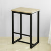SoBuy OGT31-N Lot Table et Tabourets de Bar, Jeu de Bar Petit-déjeuner Table Haute avec 2 Chaises