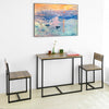 SoBuy OGT36-N Table de Salle à Manger avec 2 Chaises Lot Table et 2 Chaise de Style Industriel