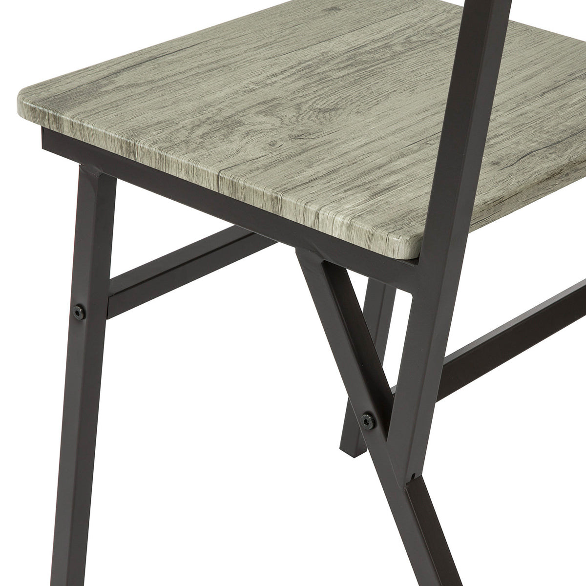 SoBuy OGT37-N Ensemble Table et 2 Chaise Lot Table de Salle à Manger avec 2 Chaises de Style Industriel pour Cuisine