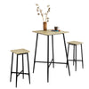 SoBuy OGT48-N Set Masă și 2 Scaune de Bar Set Masă de Bar + Scaune de Bar Sufragerie și Living