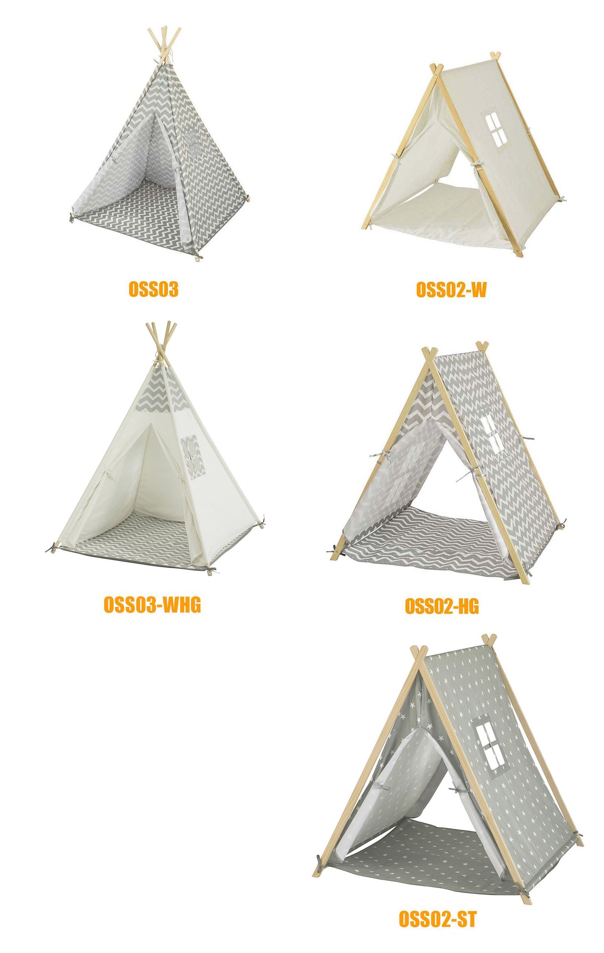 SoBuy OSS02-ST Tente Tipi Enfant pour Garçon et Fille Teepee Tente de Jeu pour Enfants