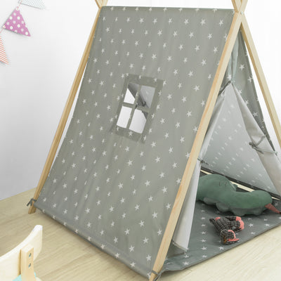 SoBuy OSS02-ST Tente Tipi Enfant pour Garçon et Fille Teepee Tente de Jeu pour Enfants