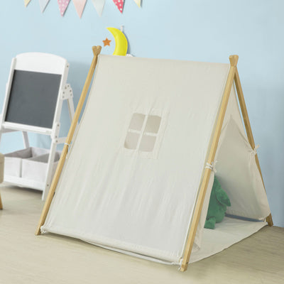 SoBuy OSS02-W Tipi Tente Enfant avec Tapis de Sol Teepee Tente de Jeu pour Enfants