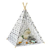 SoBuy OSS03-A02 Cort pentru copii Tipi cu saltea Cort de joacă pentru copii Indian Teepee