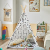 SoBuy OSS03-A02 Cort pentru copii Tipi cu saltea Cort de joacă pentru copii Indian Teepee