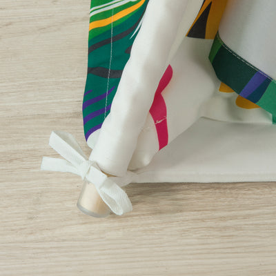 SoBuy OSS03-F Tipi Tente pour Enfant Dessin animé Forêt avec Tapis De Sol