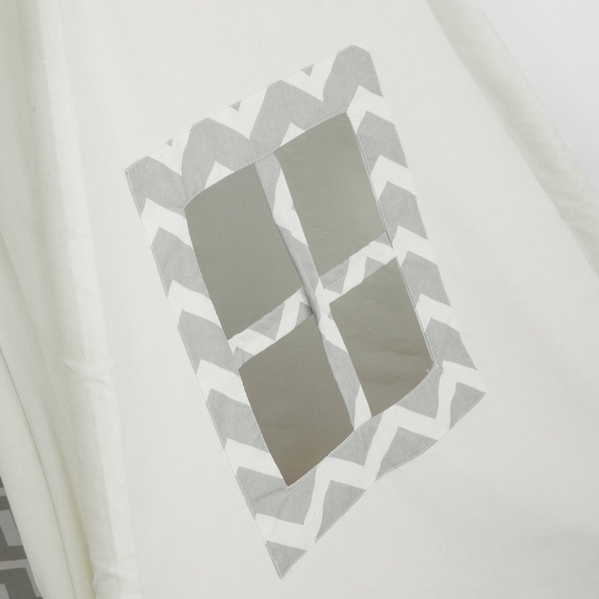 SoBuy OSS03-WHG Tipi Enfant Tente pour Enfant avec Tapis De Sol Indian Teepee Tente de Jeu pour Enfants