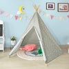 SoBuy OSS04 Cort Indian Teepee pentru Copii, Cort de Joacă pentru Copii, Cort Pliabil