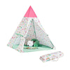 SoBuy OSS06 Tipi Enfant avec Sac de Transport Tente Indian Teepee Tente de Jeu pour garçons et Filles, Cadeau Enfants