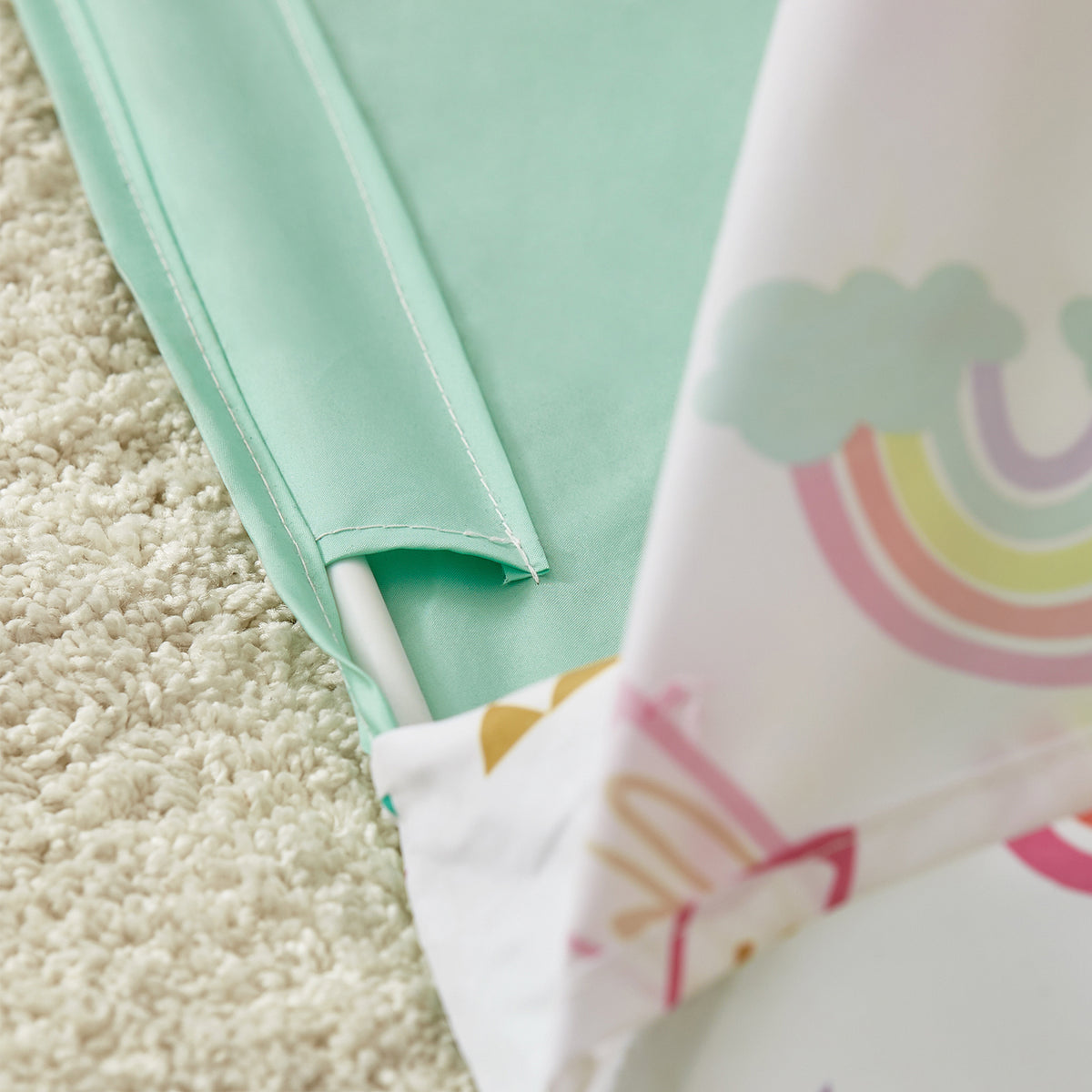 SoBuy OSS06 Tipi Enfant avec Sac de Transport Tente Indian Teepee Tente de Jeu pour garçons et Filles, Cadeau Enfants
