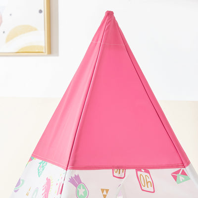 SoBuy OSS06 Tipi Enfant avec Sac de Transport Tente Indian Teepee Tente de Jeu pour garçons et Filles, Cadeau Enfants