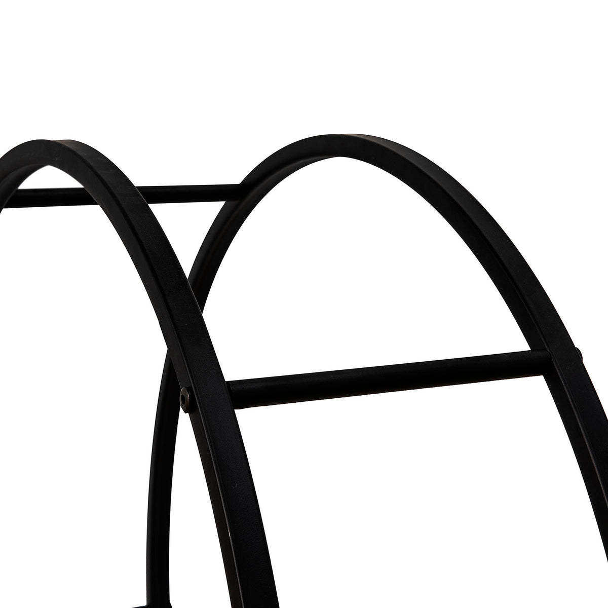 SoBuy SDA06-SCH Porte-Bûches Rond Serviteur de Cheminée Robuste Range-Bûches Support pour Bois de Chauffage