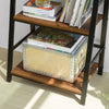 SoBuy STR01-N Bibliotecă Scăriță cu 3 Niveluri pentru Living Birou Bucătărie Baie Mobilier de Depozitare