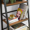 SoBuy STR01-N Bibliotecă Scăriță cu 3 Niveluri pentru Living Birou Bucătărie Baie Mobilier de Depozitare
